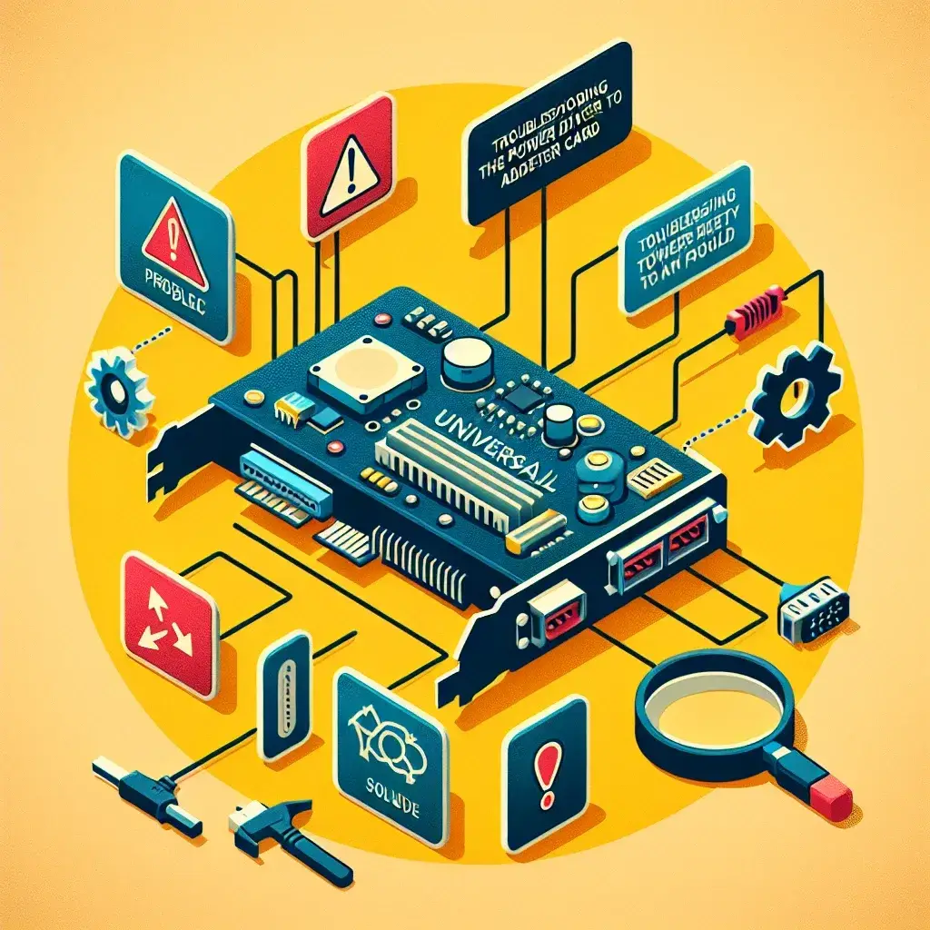 Bagaimana cara memecahkan masalah pengiriman daya ke kartu adaptor?